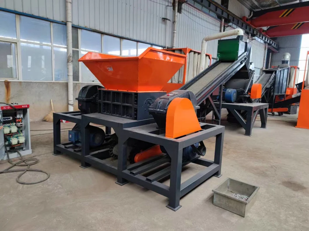 Waste Tire Crushing machine Scrap Metal Shredder Machine Carton Waste Recycling Machine