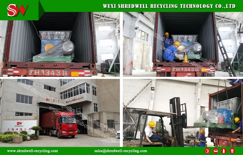 Double Shaft Crusher for Recycling Scrap/Waste Passenger Tire