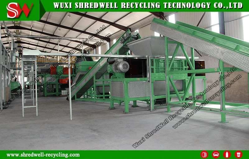 Double Shaft Crusher for Recycling Scrap/Waste Passenger Tire