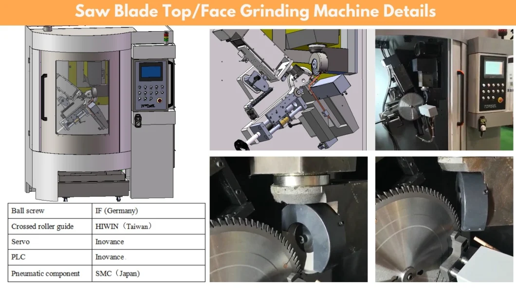 Panel Cutting Tct Circular Saw Blade Sharpening Machine