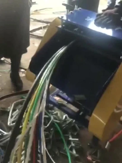 핫 케이블 와이어 스트리퍼 필링 기계